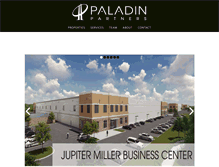 Tablet Screenshot of paladin-partners.com